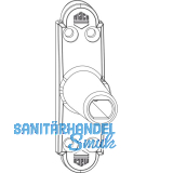 MACO RUSTICO Ladenhaltekonsole BLR 25 x 55, f�r Gr. L165, schwarz (209479)