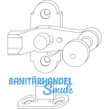 MACO RUSTICO Ladenverschluss f�r Ausstellladen, schwarz (14120)