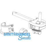 MACO RUSTICO Ladenrasthalter BLR, gerader Kloben, Gr. L165 , rechts, schwarz