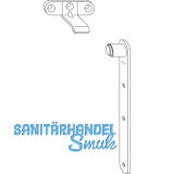 MACO RUSTICO Ladenauflauf oben f�r Ladenabstand 0-5 mm, schwarz (14356)