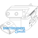 MACO RUSTICO Ladeninnen�ffner-Kurzband BLR Gr. 2, verstellbar, schwarz (56924)