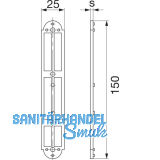 MACO RUSTICO Unterlage f�r Ladenplattenkloben MV Abstand 13 mm, 3 mm, schwarz