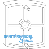 MACO RUSTICO Unterlage f�r Anschlagpuffer Rasthalter, St�rke 10 mm, schwarz