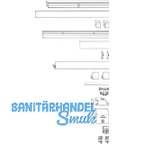 ROTO Patio Alversa Schienen-Set Halteschiene 13 mm natursilber FFB 1451-1650 mm