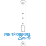 MACO Abdeckblech zu Kabel�bergang steckbar, 126 mm, Edelstahl