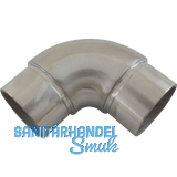 ECONOMY Rundbogen 90� f�r Rohr � 42,4 x 2,0 mm,Edelstahl geschliffen V2A
