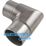 ECONOMY Eckbogen 90� f�r Rohr � 42,4 x 2,0 mm,Edelstahl geschliffen V2A