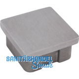 ECONOMY Endkappe eckig f�r Rohr 40 x 40 x 2,0 mm,Edelstahl geschliffen V2A