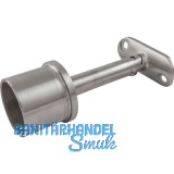 ECONOMY Rohrst�tze verstellbar, Rohr � 42,4 x 2,0 mm,Edelstahl geschliffen V2A