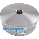 ECONOMY R�ndelkappe gew�lbt hohl, Rohr 42,4 x 2 ,Edelstahl geschliffen V2A, M8