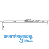 MACO Kantriegel flach unten/oben, f�r Beschlagsnut, L=180 mm, silber