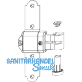 MACO RUSTICO Ladenkreuzband MMV Kr�pfung fix 19 mm Austragung 16-24 mm schwarz