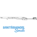 MACO MM Stulpverl�ngerung verl�ngerbar ohne Zapfen L=140 mm silber (206630)