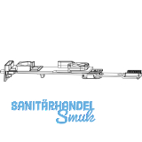 MACO MM Endverschluss Stulpfl�gelgtr. Beschlagsnut unten, Kippschwinge (209637)