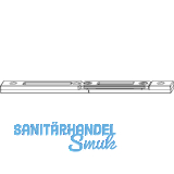 Schlie�blech Falle u. Riegel Falzluft 12 mm, Versatz 13 mm, rechts, verz. silber