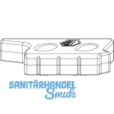 MACO MM Hebeteil Falzluft 12 mm Eurofalz 20 mm 9V silber rechts (356326)