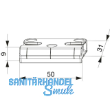 MACO Schlie�teil iS PVC 12/20-13, SERAL, silber (354739)