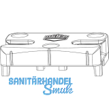 MACO Schlie�teil iS PVC 12/20- 9, ALIPLAST/RC SYSTEM/SEPALUMIC, silber (96144)