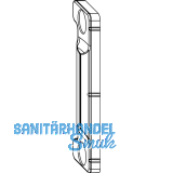 MACO Anpressverschluss verdeckt Rahmenteil Eurofalz 20 9V, grau (365160)