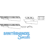 MACO Fiber-Therm Zubeh�r 78/28, Laufschiene flach, Schema A, silber (102740)