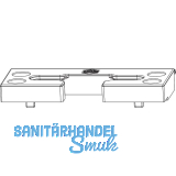 MACO Kippschlie�teil PVC Bodebschwelle GLUSKE Eifel TB 12/20-13 universal silber