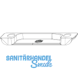 MACO MM Hebeteil, Falzluft 4 mm, Versatz 9 mm, silber, rechts (356504)