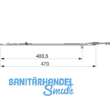 MACO MM Mittelverschluss verl�ngerbar f�r Bodenschwelle 1iS, Gr. 1280V (209882)
