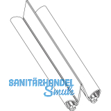 MACO HS Schlauchdichtung f�r Dichtungsschiene PVC, L=50 Meter, schwarz (467023)