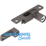 MACO Drehsperre aufschraubbar, selbstschlie�end, graubraun, sperrbar (12070)