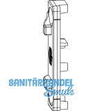 MACO Anpressverschluss verdeckt Rahmenteil Euronut 6/8/4 (94478)