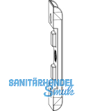 MACO Anpressverschluss verdeckt Rahmenteil 4 mm Falzluft (94484)
