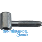 OTLAV Einbohrband Fl�gelteil Typ 030, Band � 13 mm, Stahl verzinkt