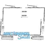 MACO SKB-Z Grundkarton, Schema A, 160 kg, Versatz 13 mm, rechts, silber (455508)