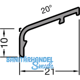 GUTMANN Fl�gelabdeckprofil FP 8849, L=6000 mm, Aluminium hellbronze (G214)