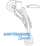 MACO RUSTICO Ladenhalter Tannenzapfen Gr. 0, Ladenst�rke 12-35 mm, schwarz