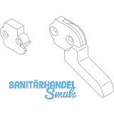 MACO RUSTICO Faltladenkupplung mit Hebel, Ladenabstand 25 mm, schwarz (13101)