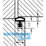 Innent�rdichtung AC 4921, Kunststoff braun