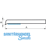 Flachleiste ohne Lippe 20mm selbstklebend, wei�
