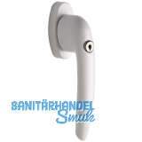 MACO Fenstergriff RHAPSODY - Sperrzylinder VK 7x35 mm, Alu wei�