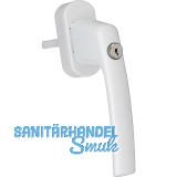 MACO Fenstergriff TRESOR - Sperrzylinder, VK 7 x 35 mm, Alu wei�