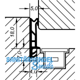 �berschlagdichtung ACF 5855, Kunststoff rustikalbraun