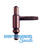 OTLAV Einbohrband Typ 190, Rahmenteil, Band � 16 mm, Stahl bronze