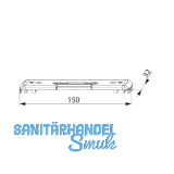 MACO Schlie�teil f�r Kunststoff zu MF, f�r E-�ffner, silberf�rbig (209979)