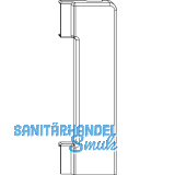 MACO Abdeckung lang Ecklager AS, perlhellgrau/silber RAL 9022, links (43744)