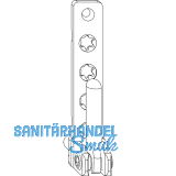 MACO Ecklager PVC, mit 7 mm Tragezapfen L=23 mm, 120 kg, wei� (207278)
