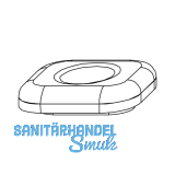 MACO Hubbegrenzung 90�, aufschraubbar, Zinkdruckguss silber (357081)