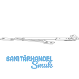 MACO Kippschere mit Befestigungslasche, silber (209723)