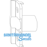 MACO Anpressverschluss einbohrbar Rahmenteil, Euronut 20 mm 9V (94088)
