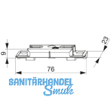 MACO Schlie�teil iS PVC 12/20-13, REHAU Geneo MD, silber (359752)