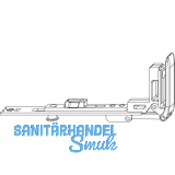 MACO MM Stulpfl�gelverschluss waagrecht, FFB 230-800 mm, silber (202251)
